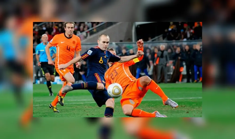 Imágenes inéditas de España vs Holanda