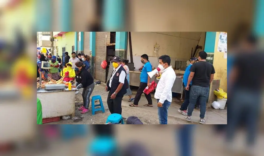 Personal de la municipalidad dio recomendaciones a comerciantes.