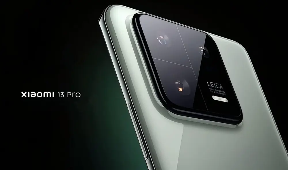El Xiaomi 13 Pro tiene triple cámara en la parte trasera. Foto: Xiaomi El Xiaomi 13 Pro tiene triple cámara en la parte trasera. Foto: Xiaomi