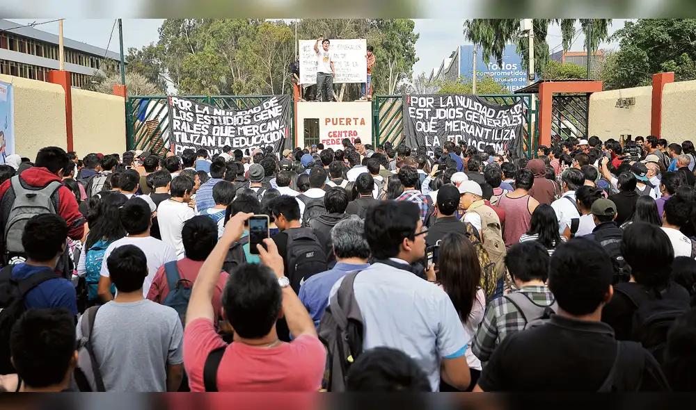 Alumnos de San Marcos piden suspender Estudios Generales