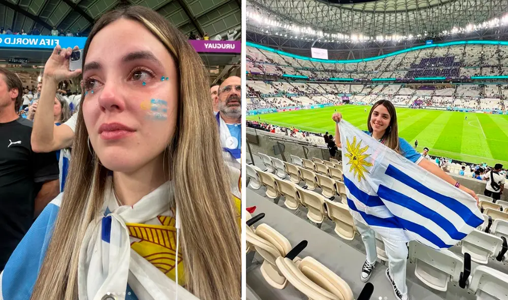La famosa tiktoker no resistió ver que su selección uruguaya culminó su participación en Qatar. Foto: composición La República/captura de Instagram/@Alaskkag La famosa tiktoker no resistió ver que su selección uruguaya culminó su participación en Qatar. Foto: composición La República/captura de Instagram/@Alaskkag