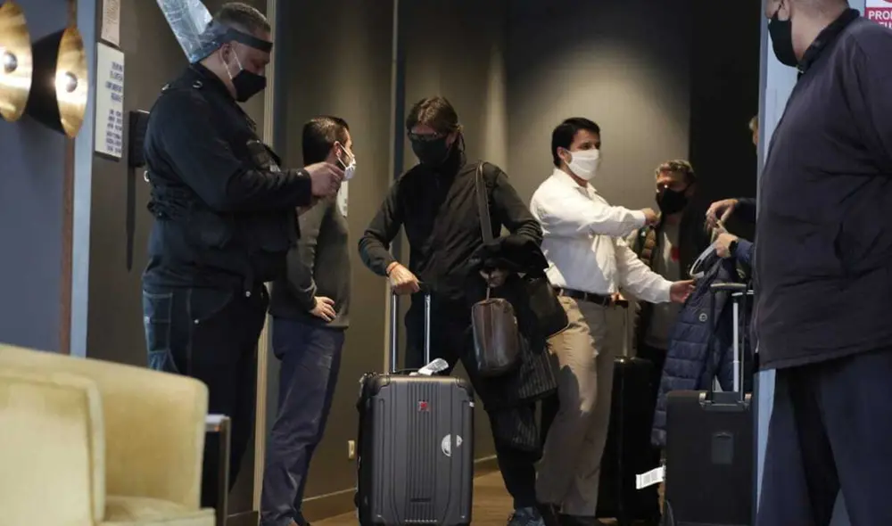 Ángel Comizzo arribó a Lima este viernes 3 de julio. | Foto: Antonio Melgarejo