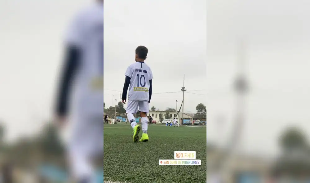 Hijo de Melissa Klug la rompe en partido de fútbol como Jefferson Farfán Hijo de Melissa Klug la rompe en partido de fútbol como Jefferson Farfán