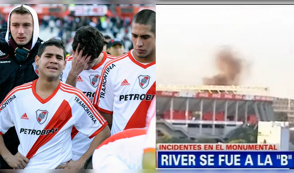 River Plate: se cumple 9 años del descenso del equipo Millonario en el estadio Monumental.