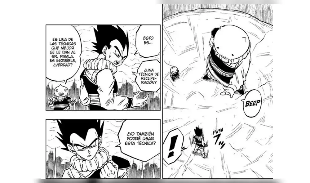 Vegeta aprenderá un nuevo poder en el manga de Dragon Ball Super. Foto: Manga Plus