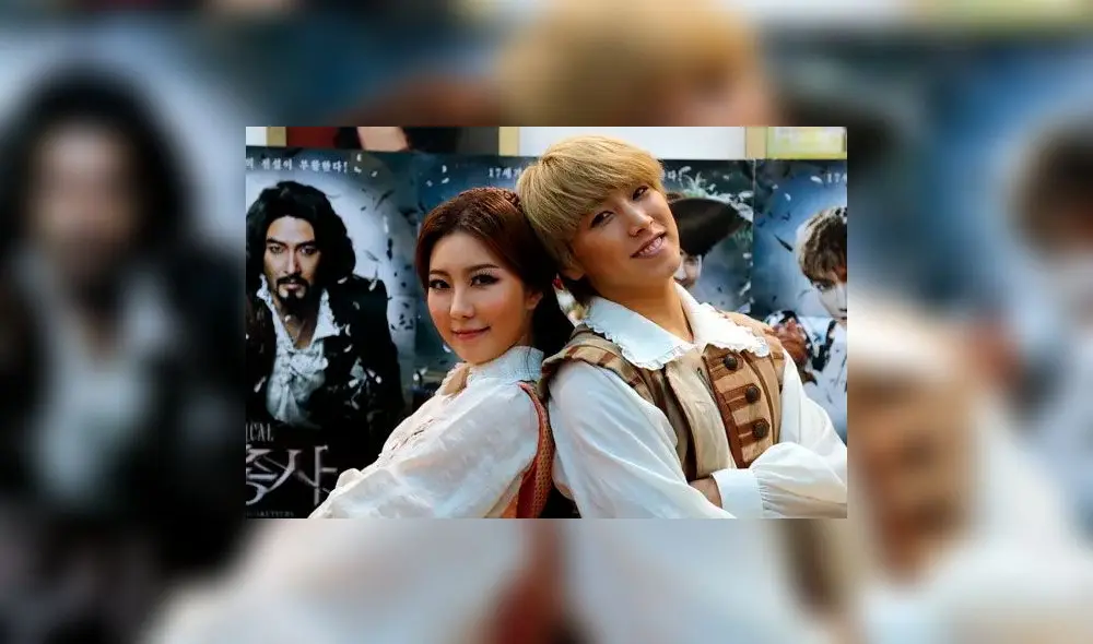 Super Junior: Sungmin y Kim Sa Eun  en "The Three Musketeers”.