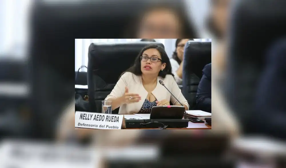 Nelly Aedo, jefa del Programa de Pueblos Indígenas de la Defensoría del Pueblo. Foto: Congreso.