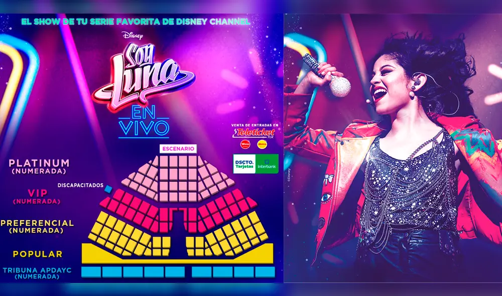 “Soy Luna” en Lima: estos son los precios para el show “Soy Luna” en Lima: estos son los precios para el show