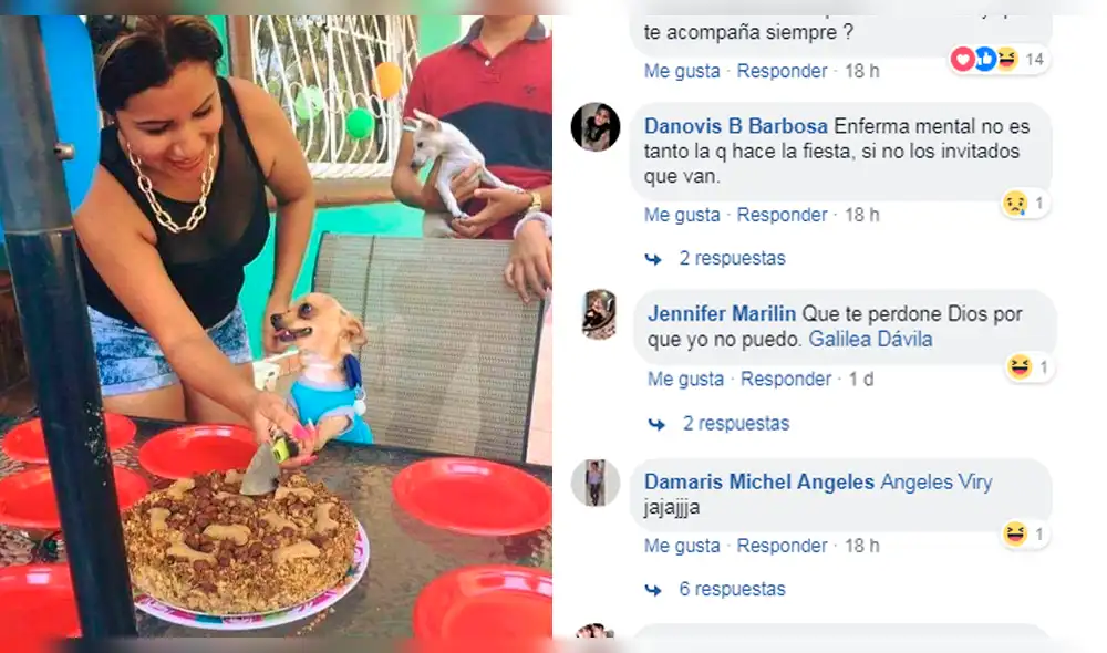 Facebook: esto le dijeron a mujer que organizó fiesta a su perro [FOTOS]