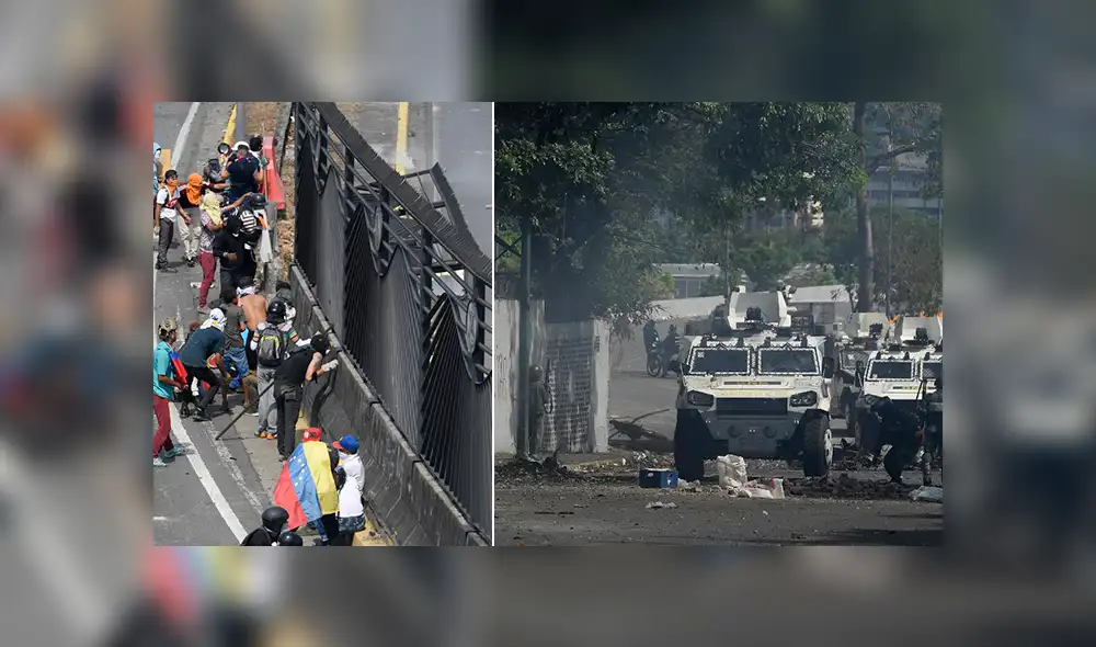 Guardias de Nicolás Maduro disparan contra manifestantes y periodistas Guardias de Nicolás Maduro disparan contra manifestantes y periodistas