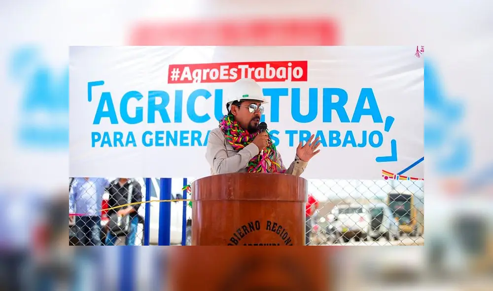 El anuncio lo hizo el gobernador regional Elmer Cáceres Llica.