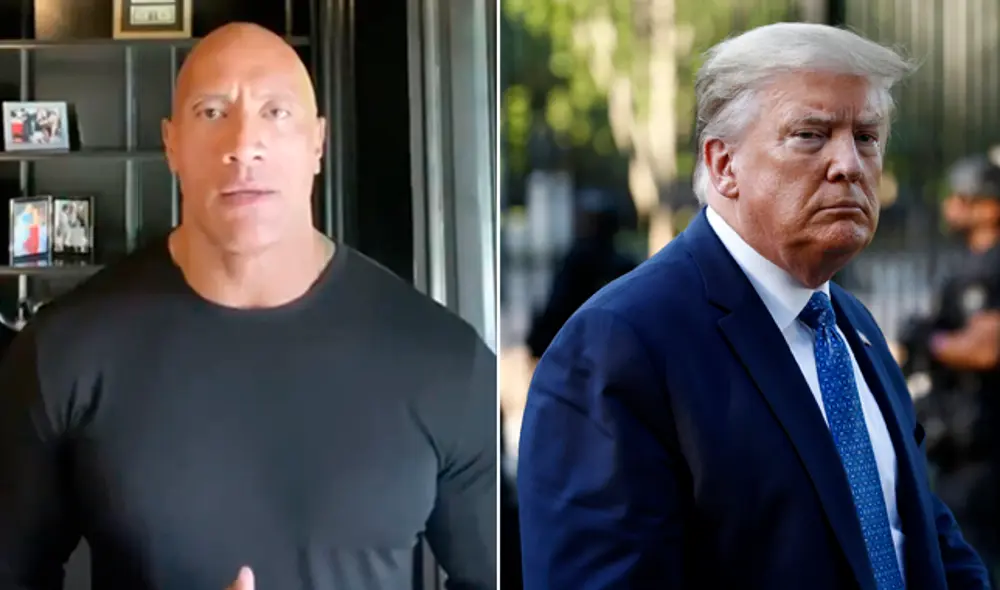 the rock trump