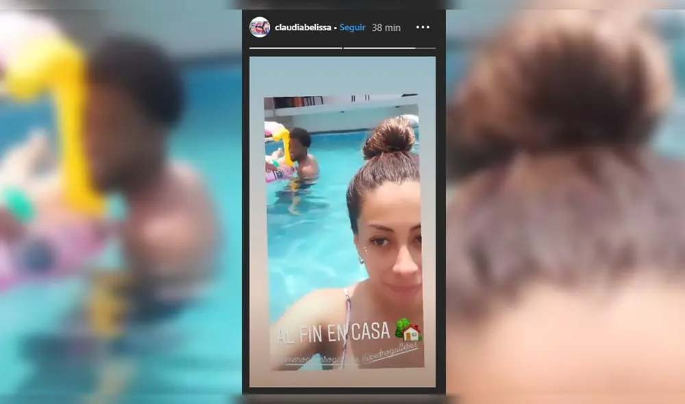 Claudia Díaz luce feliz al lado de Pedro Gallese antes del Año Nuevo