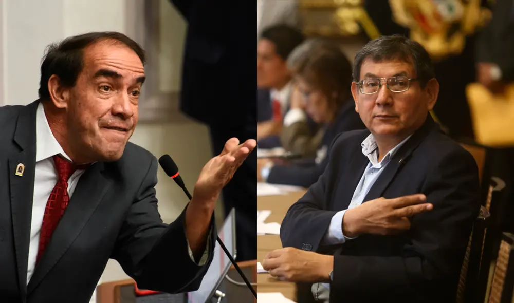 Cuando Yonhy Lescano exponía sobre los principales problemas del país, Ángel Neyra lo interrumpió añadiendo al acoso como mal nacional. Composición: La República. Cuando Yonhy Lescano exponía sobre los principales problemas del país, Ángel Neyra lo interrumpió añadiendo al acoso como mal nacional. Composición: La República.