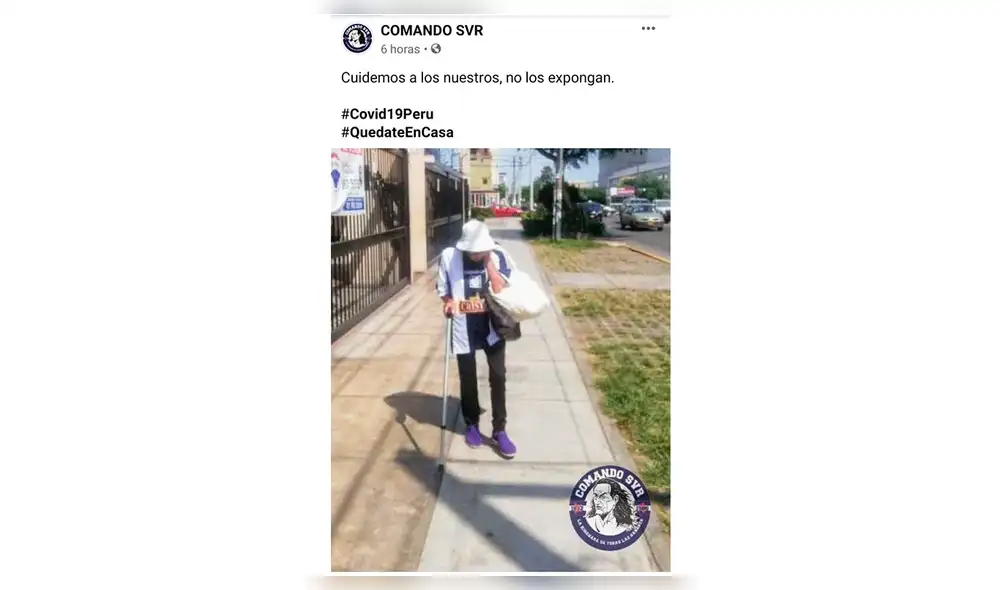 Alianza Lima: Comando Sur pide que se cumpla la cuarentena. Foto: Facebook