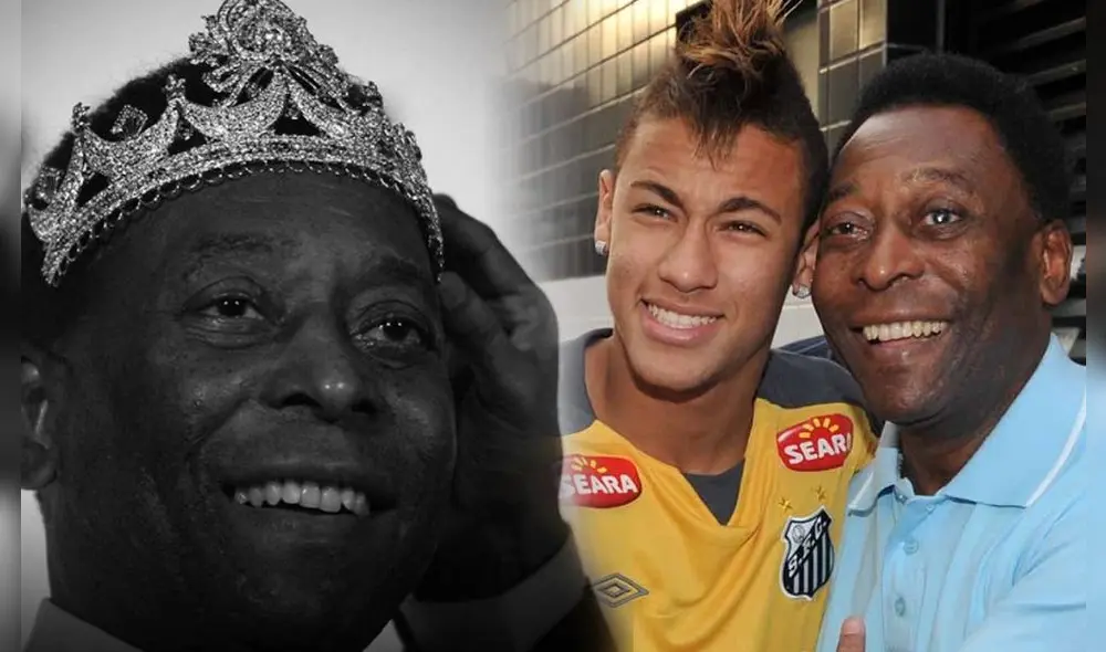 Neymar y Pelé se formaron en el Santos de Brasil. Foto: composición LR/Instagram Neymar y Pelé se formaron en el Santos de Brasil. Foto: composición LR/Instagram