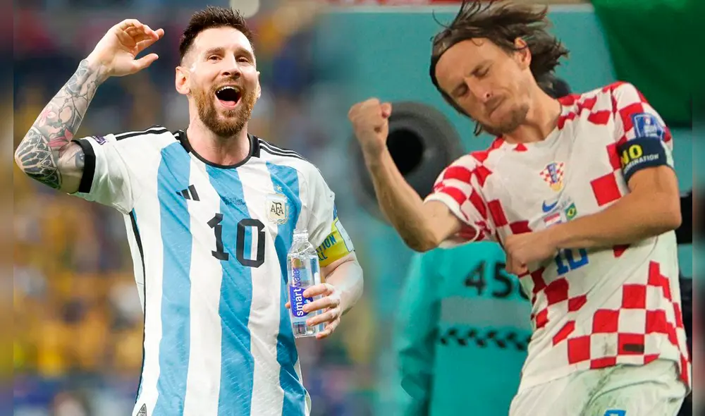 Argentina vs. Croacia se han enfrentado en 5 oportunidades, tanto en amistosos como mundiales. Foto: composición GLR/EFE