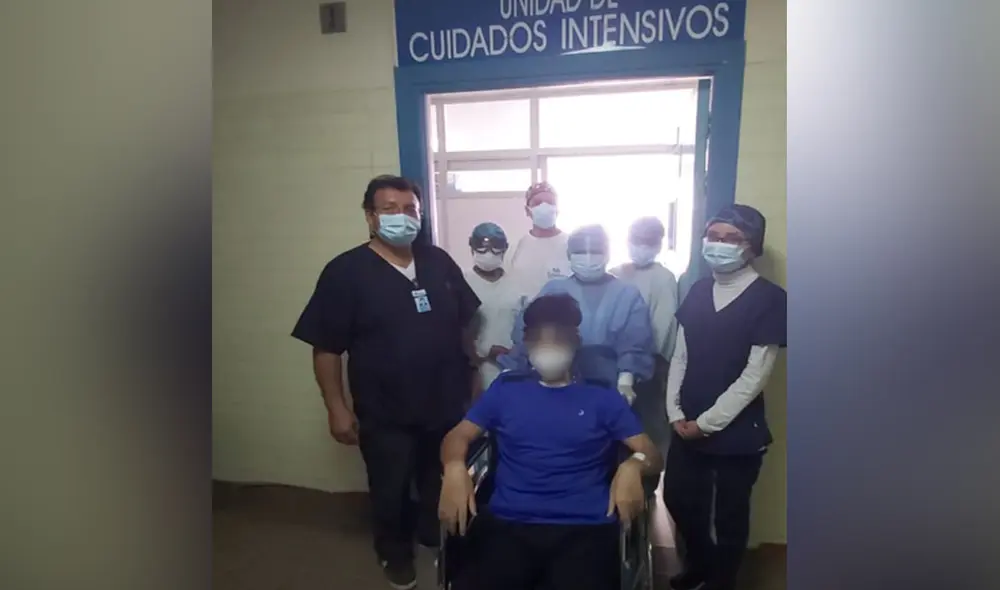 Paciente tenía dificultades para respirar. Foto: EsSalud. Paciente tenía dificultades para respirar. Foto: EsSalud.