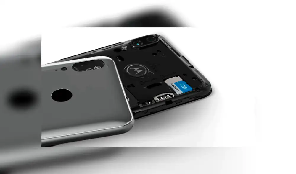 Batería extraíble del nuevo Motorola E6 Plus. Batería extraíble del nuevo Motorola E6 Plus.