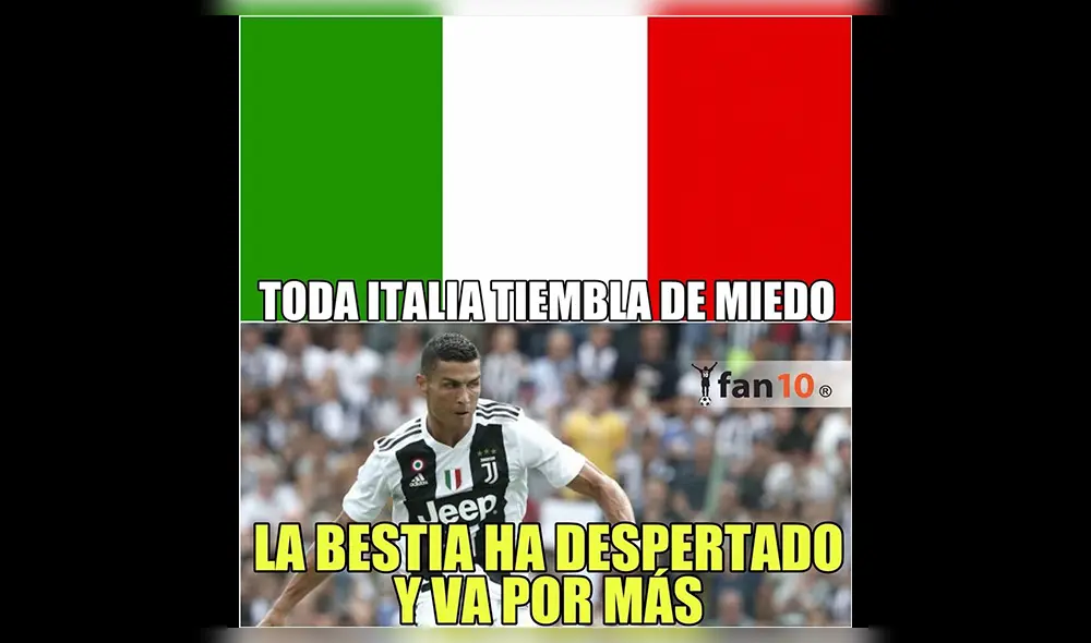 Facebook: Los memes de Cristiano Ronaldo tras su doblete con Juventus