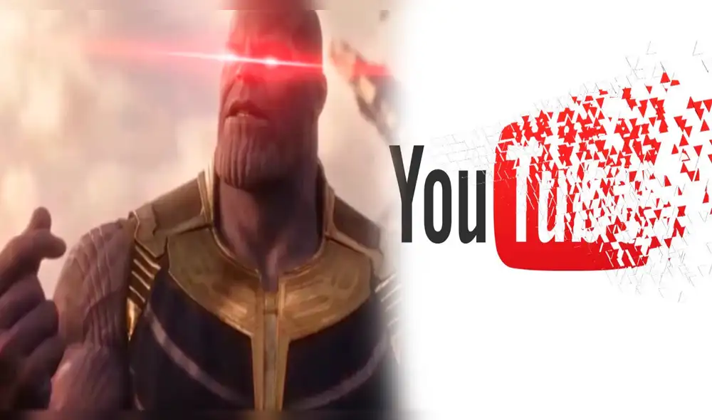Acusan a Thanos de ser el culpable de la caída de YouTube [IMÁGENES]