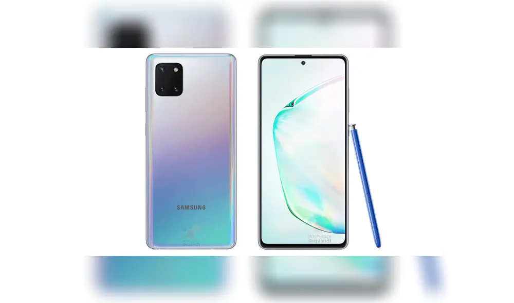 Imágenes filtradas del Samsung Galaxy Note 10 Lite. | Fuente: WinFuture