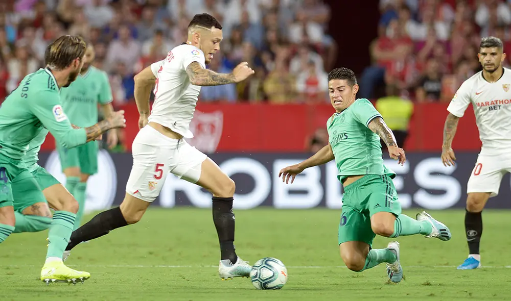 Sigue aquí la transmisión EN VIVO y EN DIRECTO del Real Madrid vs. Sevilla por la jornada 20 de la Liga Santander. | Foto: AFP
