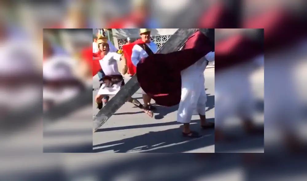 Facebook viral: perro 'creyente' ataca a 'soldados romanos' que azotaban a 'Jesús' [VIDEO]