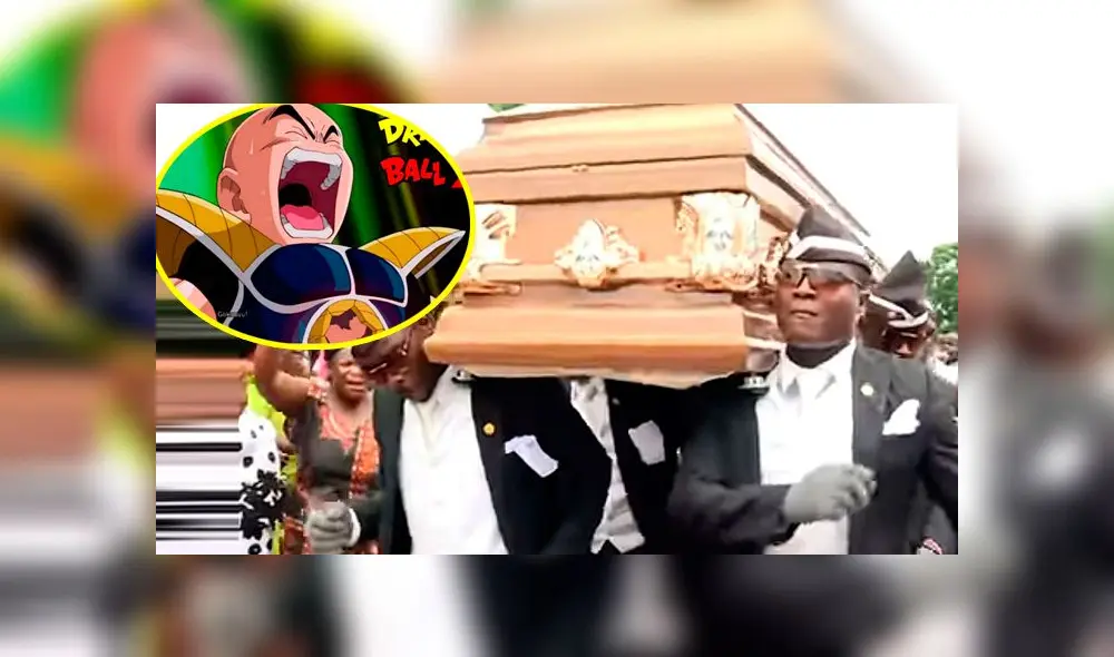 Desliza las imágenes para ver la peculiar parodia hecha sobre la muerte de Krillin en Dragon Ball Super con el meme de los africanos bailando con un ataúd. Foto: YouTube/Stop Motion History