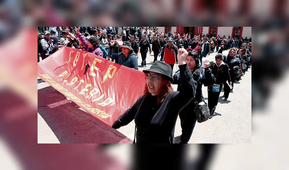 Puno: Maestros anunciaron paralización para el próximo 18 de junio 