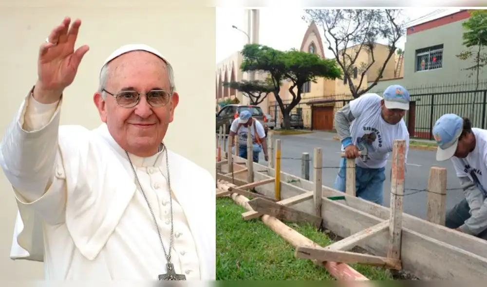 Papa Francisco en Perú: aceleran trabajos de recuperación de vías en Surco Papa Francisco en Perú: aceleran trabajos de recuperación de vías en Surco