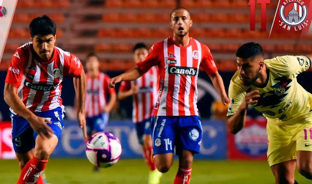 América contra San Luis por la Liga MX. (Créditos: Twitter)