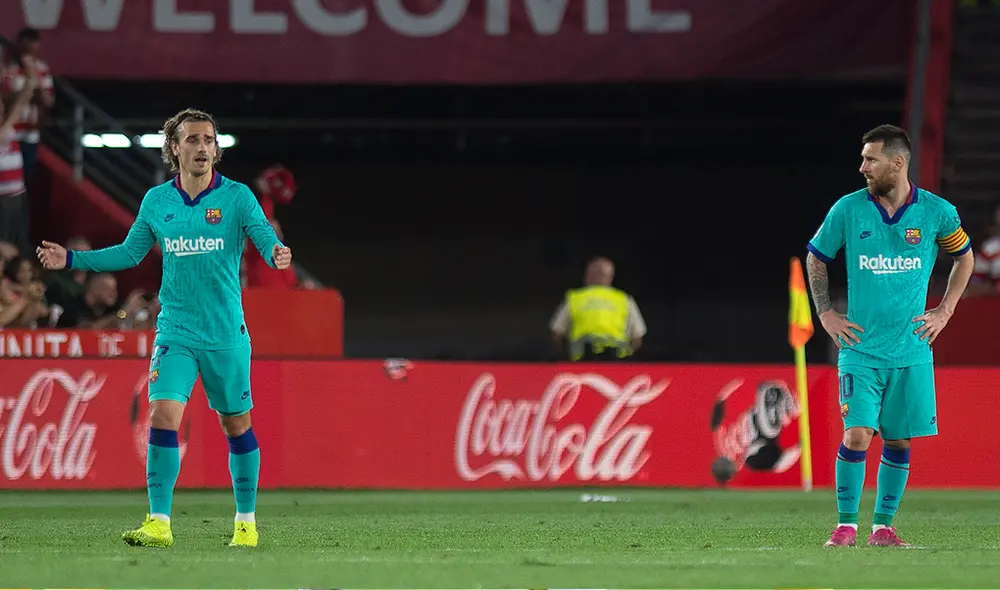 Griezmann reveló que no se complementó al 100% con Messi en la temporada que pasó. Foto: AFP