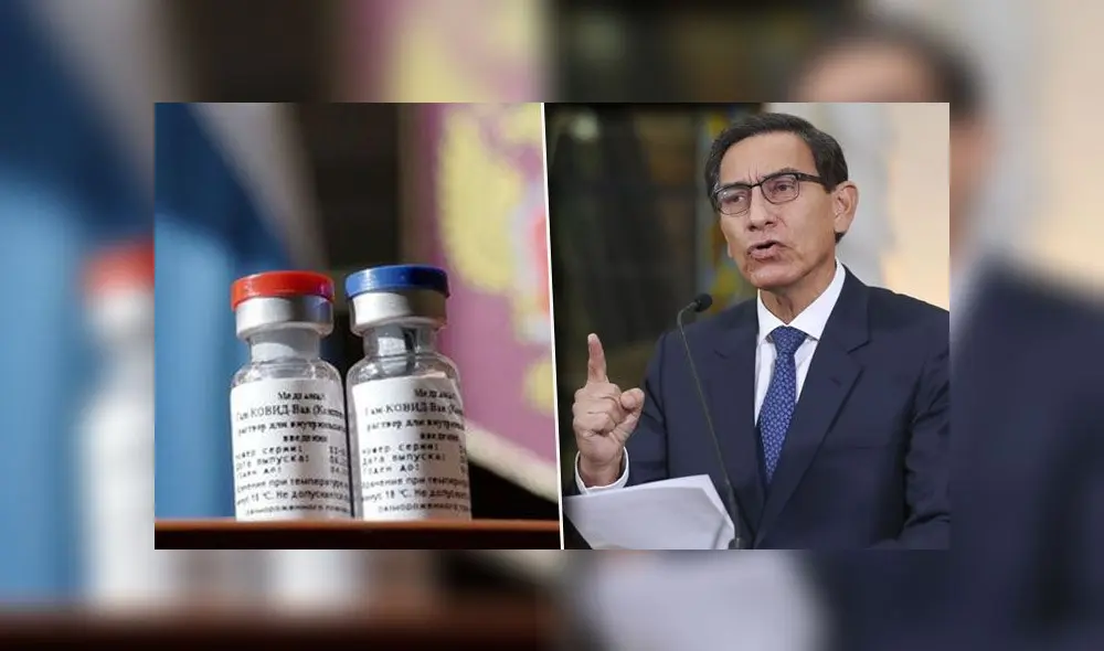 Presidente Vizcarra no descarta vacuna rusa | Créditos: Composición EFE / Andina Presidente Vizcarra no descarta vacuna rusa | Créditos: Composición EFE / Andina