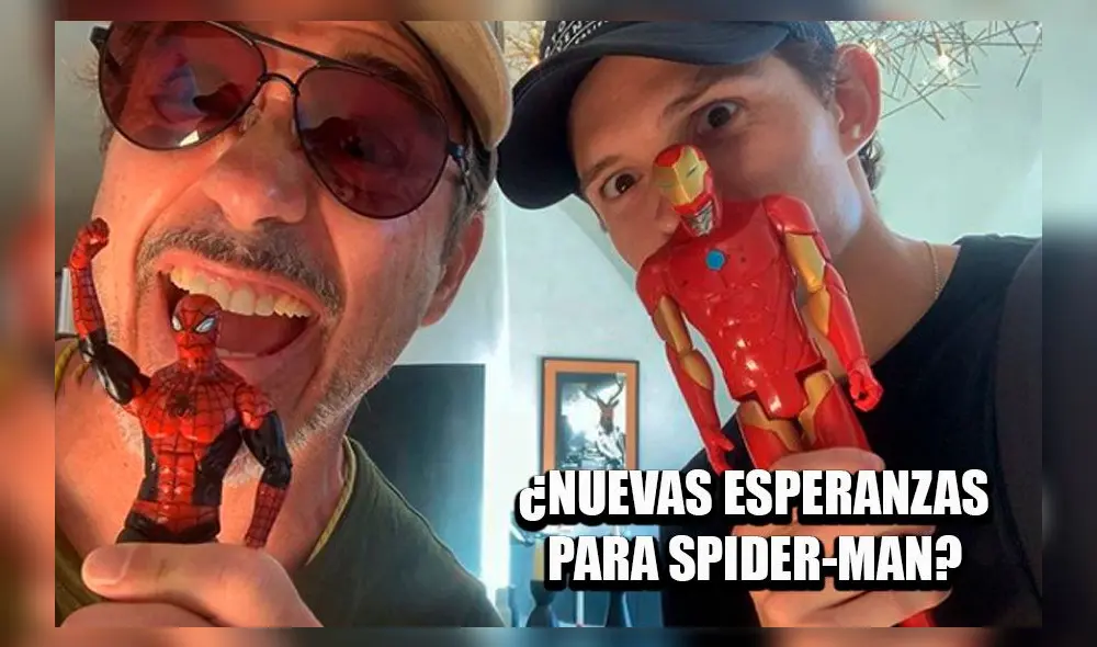 La foto entre Holland y Downey Jr, ha hecho que miles de seguidores del UCM crean que aún existen esperanzas para Spider-Man. La foto entre Holland y Downey Jr, ha hecho que miles de seguidores del UCM crean que aún existen esperanzas para Spider-Man.