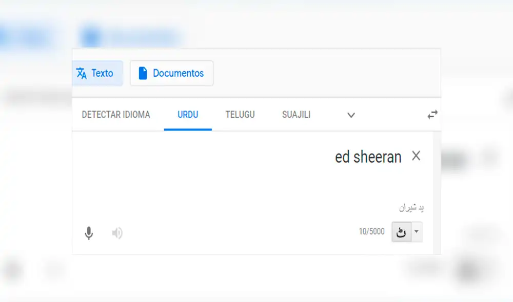Google Translate: Fan escribe 'Ed Sheeran' en traductor y obtiene inquietante resultado [FOTOS]