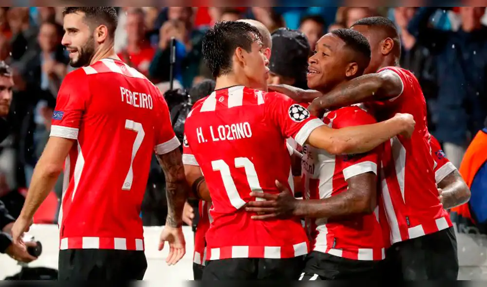 'Chucky' Lozano anotó el 3-0 para el PSV sobre el BATE tras brillante jugada personal [VIDEO]
