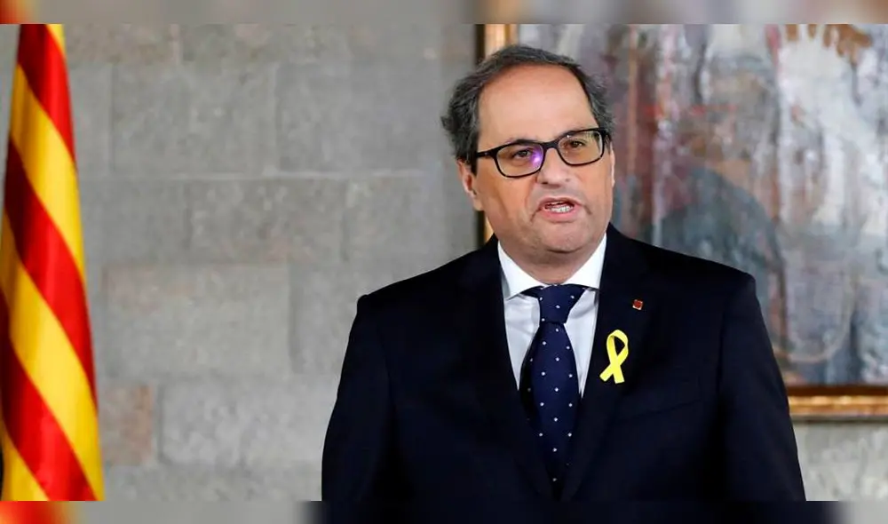 Presidente de Cataluña forma nuevo gobierno con presos y exiliados