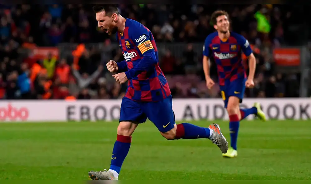 Lionel Messi culmina el 2019 como goleador de la Liga Santander.