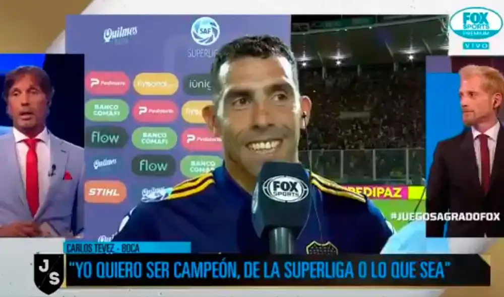 Carlos Tévez dejó callado a Martín Liberman en plena entrevista. Foto: Captura Carlos Tévez dejó callado a Martín Liberman en plena entrevista. Foto: Captura