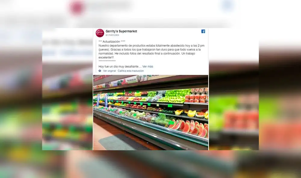 Coronavirus: mujer tose sobre productos en supermercado y gerente de la tienda los desecha [FOTOS]