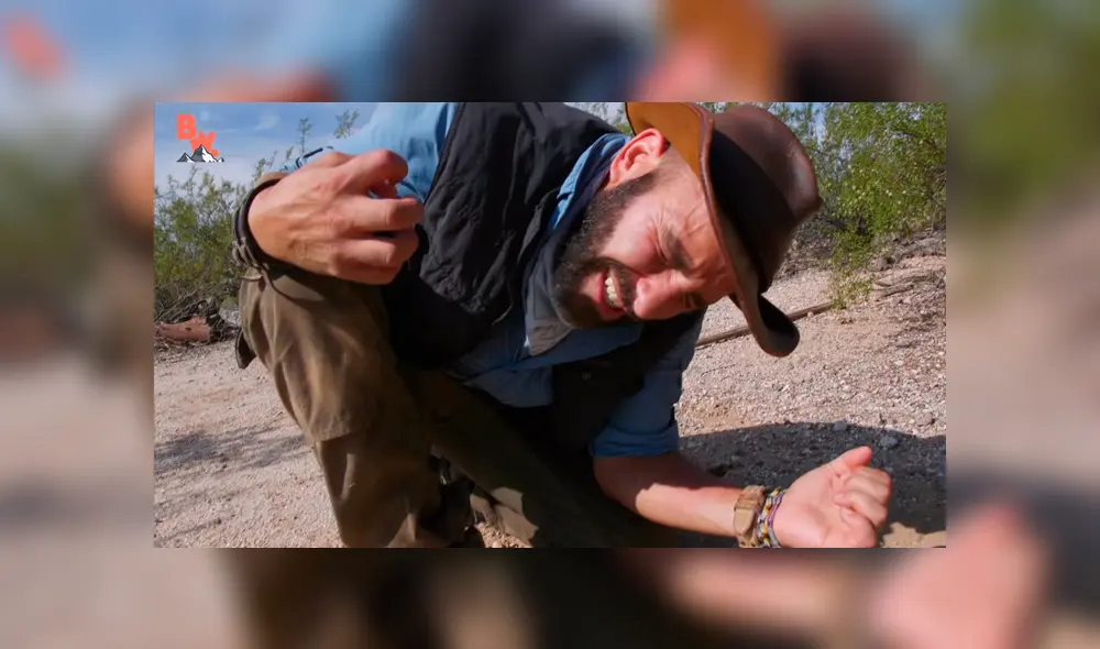 Un video muestra al popular 'Coyote' Peterson siendo brutalmente mordido por un enorme ciempiés. Un video muestra al popular 'Coyote' Peterson siendo brutalmente mordido por un enorme ciempiés.