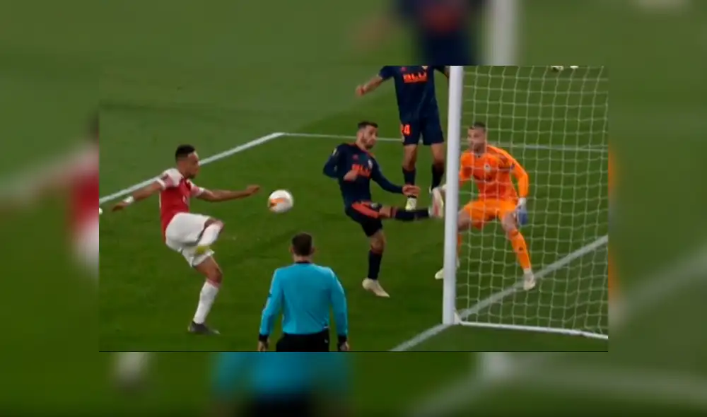 Asenal vs Valencia: Aubameyang fusiló a Neto y puso el 3-1 al último minuto [RESUMEN]