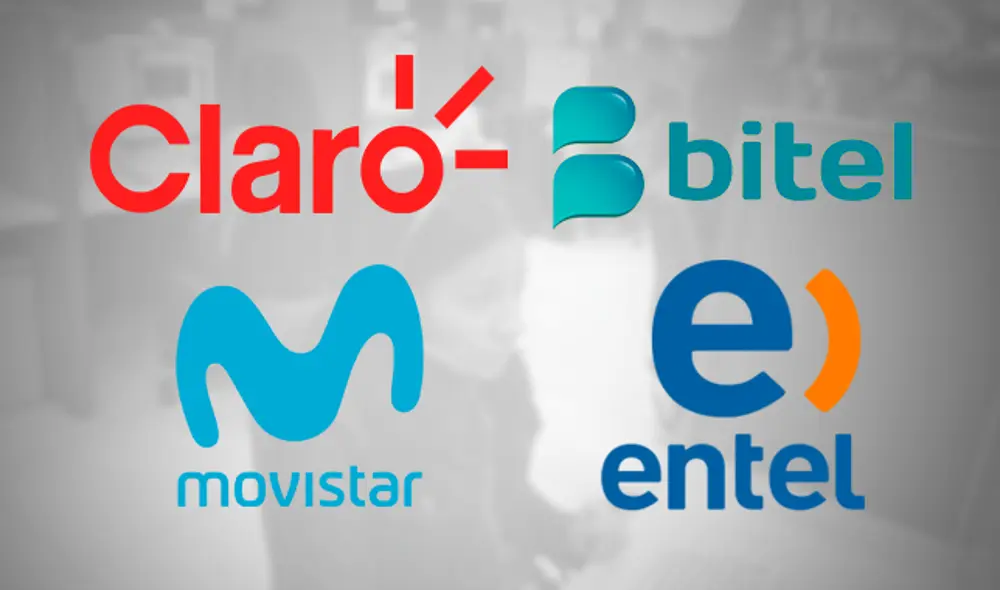 Claro, Movistar, Entel y Bitel