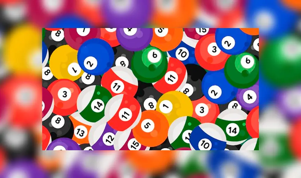 Reto visual: ¿puedes encontrar las cinco bolas de color negro con el número tres?