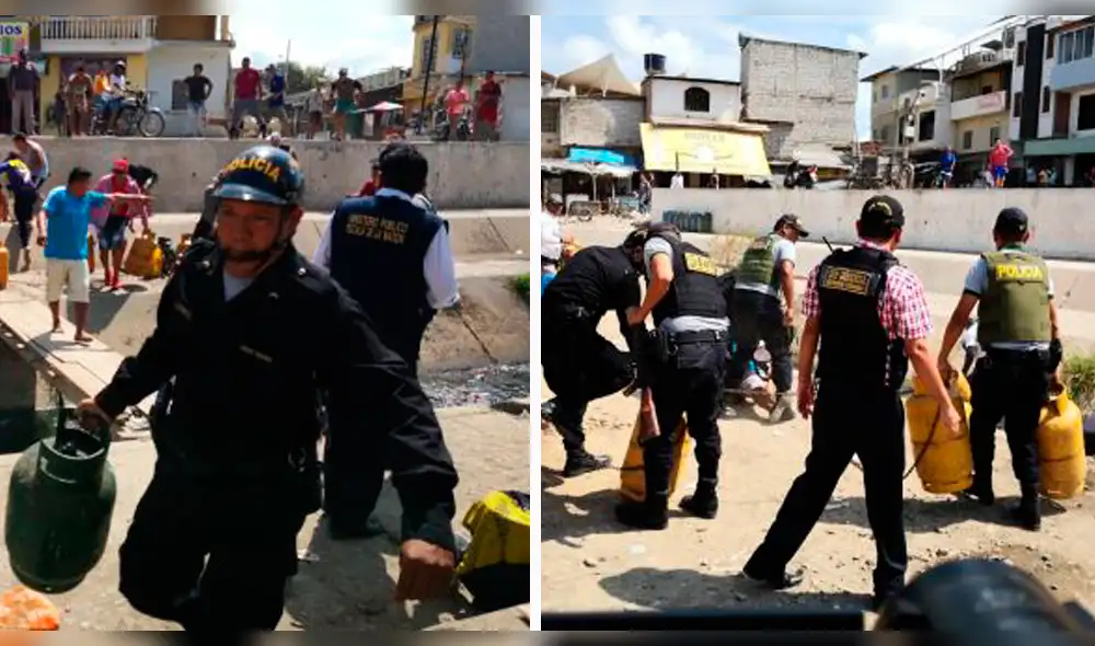 Incautan 570 galones de combustible en Tumbes. Fuente: Andina.