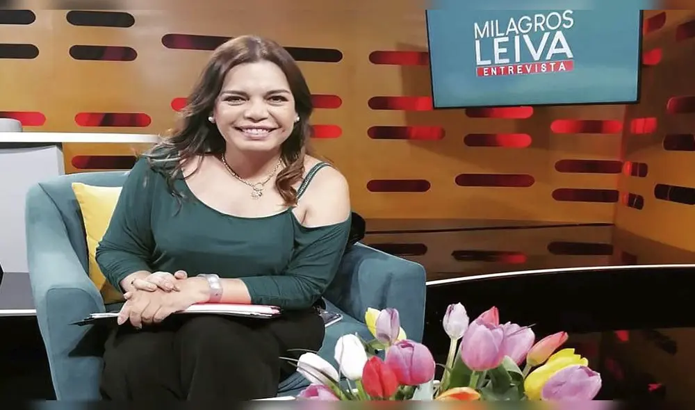 Milagros Leiva presentadora de noticias en Willax TV