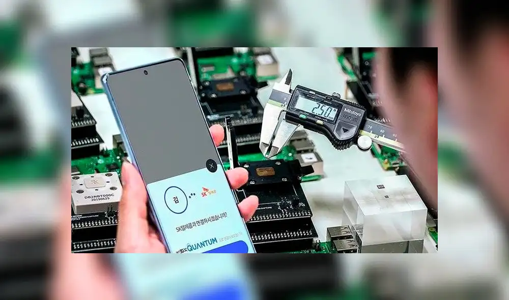 El Galaxy A Quantum tiene una pantalla Super AMOLED de 6,7 pulgadas. El Galaxy A Quantum tiene una pantalla Super AMOLED de 6,7 pulgadas.