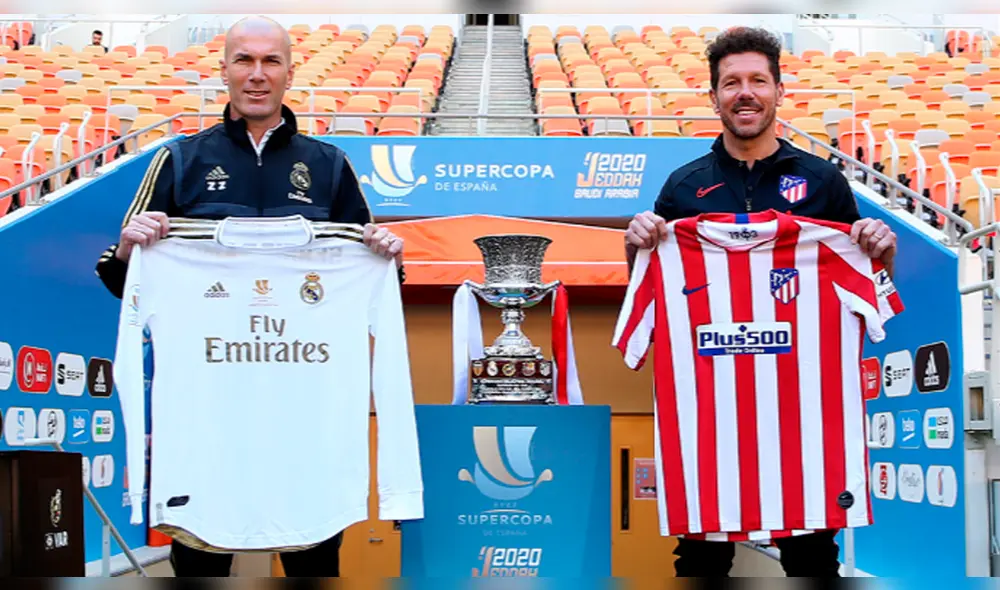Real Madrid vs. Atletico Madrid EN VIVO por la final de la Supercopa de España.