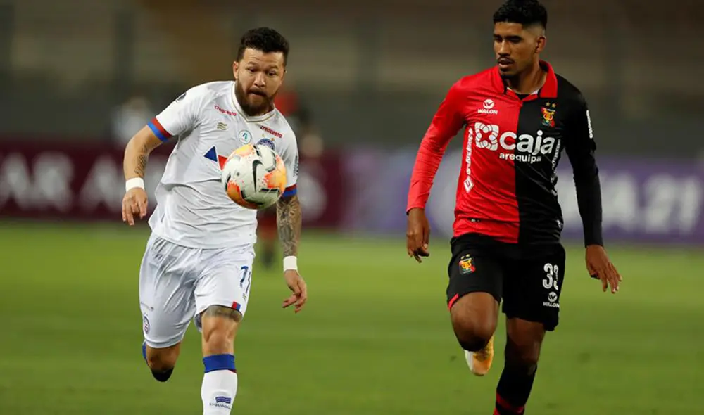Melgar juega de local contra Bahía por la segunda fase de la Copa Sudamericana 2020. Foto: EFE